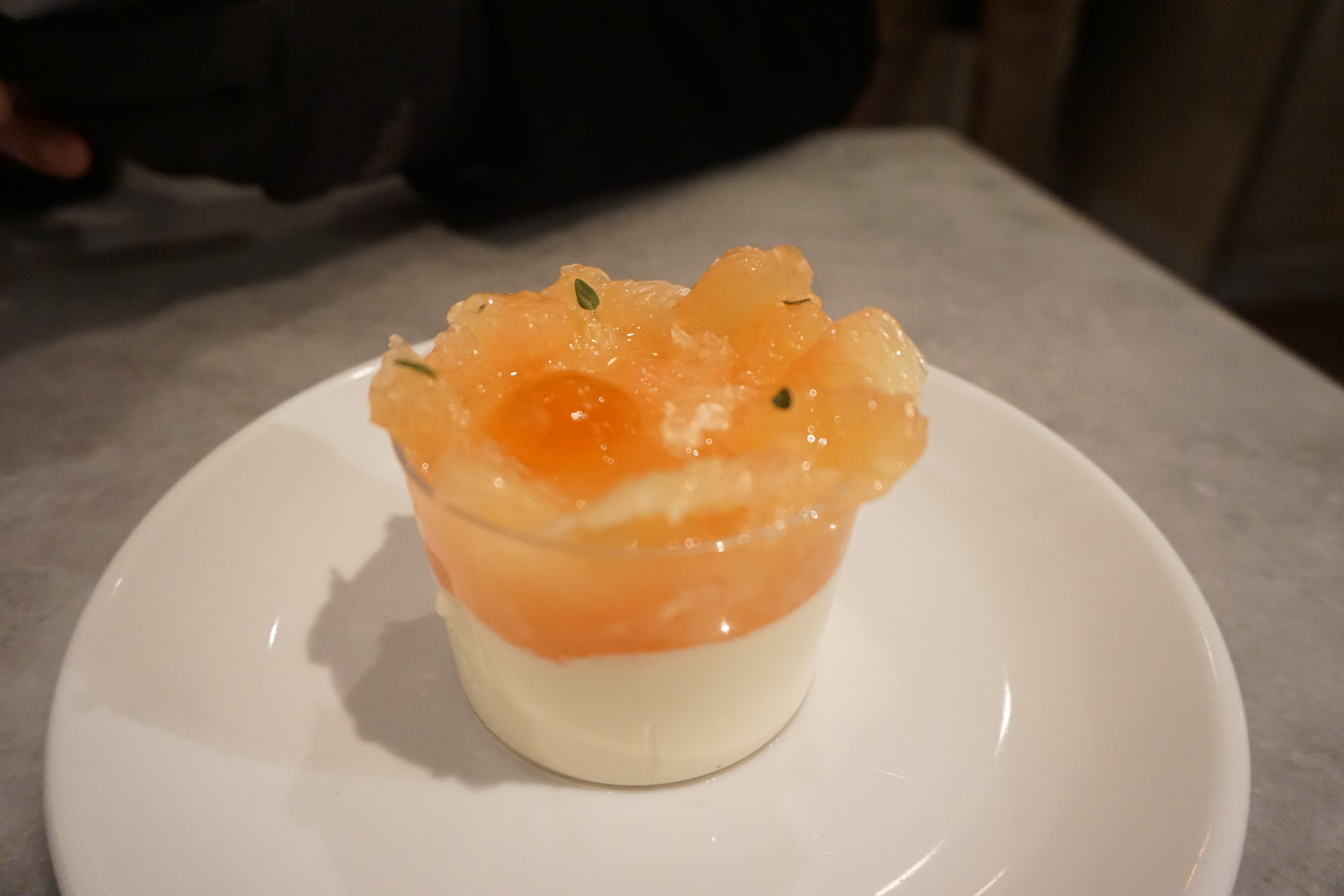 Grapefruit and Panna Cotta 